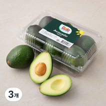 돌 페루산 아보카도, 1kg, 3개