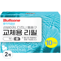 불스원 폴라프레쉬 선바이저 차량용 방향제 아쿠아 리필 4ml, 10개입, 2개, 기타향