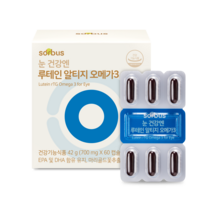 소버스 눈 건강엔 루테인 알티지 오메가3, 60정, 1개
