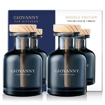 GIOVANNY 차량용 디퓨저 150ml 세트, 2개, 아쿠아샤워, 시크릿가든