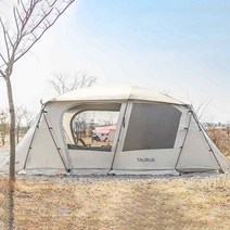 인앤캠핑 거실형 쉘터 텐트, 그린, 5~8인용