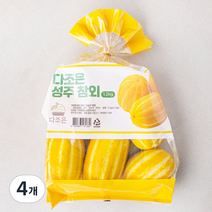 다조은 성주 참외, 4개, 1.2kg