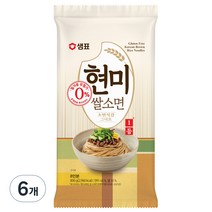 샘표 현미 쌀소면, 800g, 6개
