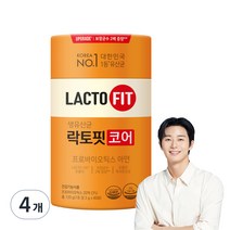 락토핏 코어 생유산균, 120g, 4개