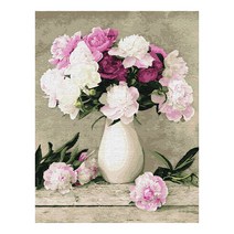 플레이어바웃 DIY 명화 그리기 세트 40 x 50 cm, 꽃과 꽃병