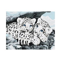 플레이어바웃 DIY 명화 그리기 세트 40 x 50 cm, 아기 백호