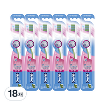 오랄비 벨벳 초미세모 인디케이터 칫솔, 1개입, 18개