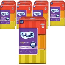 잘풀리는집 리얼실키 천연펄프 미용티슈, 6개입, 8팩