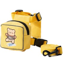 요기쏘 강아지 댕댕이 스쿨백 하네스, 옐로우
