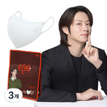 이비에 더세로 새부리형 얼큰이 마스크 특대형 KF94 + 향균파우치 세트, 30개입, 3개, 화이트