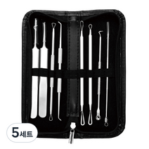 블랙헤드 압출기 8종 + 파우치, 혼합색상, 5세트