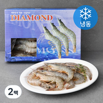 다이아몬드 흰다리새우 16-20마리 (냉동), 500g(M), 2팩
