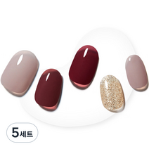 데싱디바 글레이즈 젤네일 세트, 스파클링 와인, 5세트