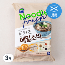 면사랑 돈카츠 메밀소바 (냉동), 1363g, 3개