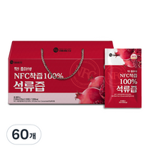 미쁨생활건강 딱좋아 NFC착즙 석류즙, 60개, 70ml