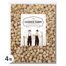 초이스팜 껍질깐 연자육, 500g, 4개