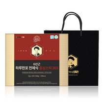고철남홍삼 짜먹는 6년근 하루한포 전체식 홍삼스틱365 + 쇼핑백, 10g, 30개