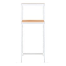 스피드랙 V2 선반 2단 700 x 400 x 2100 mm, 화이트(앵글)