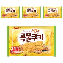 청우식품 알찬 곡물쿠키, 4개, 200g