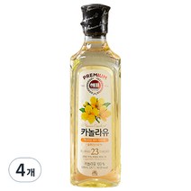 해표 카놀라유, 500ml, 4개