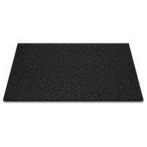 순수 코일 현관매트 120 x 60 cm 두께 12mm, 올블랙, 1개