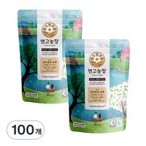 연고농장 볶은 연자육차, 1g, 100개, 4개, 25개입