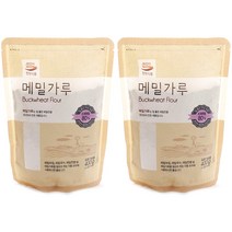 전원식품 메밀가루, 400g, 2개