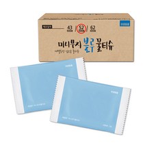 미니무지 블루 물티슈 S52, 1매, 500개