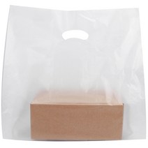 담다 M자형 비닐 쇼핑백 100매, 무지투명