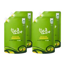 쑥소쿰 쑥 친환경 주방세제 1.2L, 4개