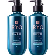 려 자양윤모 9EX 탈모증상전문케어 비듬두피용 샴푸, 400ml, 2개