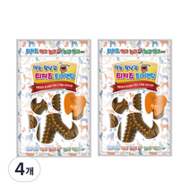 티지즈 반려동물 나뭇가지 모양 토이덴탈 115g, 4개, 치킨