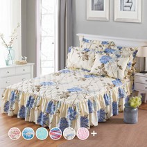 러빙랩 로아즈 스커트 2단 침대 매트리스 커버