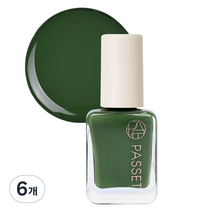파셋 셀럽 네일컬러 폴리쉬 매니큐어, 63 카밍그린, 7ml, 6개