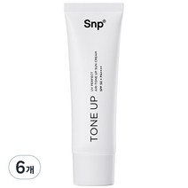 에스엔피 UV 퍼펙트 에어 톤업 선크림 SPF50+ PA++++, 50ml, 6개