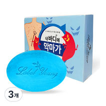 라벨영 쇼킹소금바 비누, 90g, 3개
