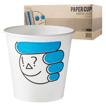 더좋은컵 이모티콘 고급 종이컵 184ml, 3000개입, 1개