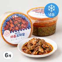 연안식당 매콤꼬막장 (냉동), 150g, 6개