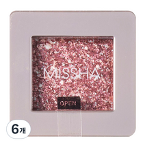 미샤 글리터 프리즘 아이섀도 2g, 얼티밋 프리즘, 6개