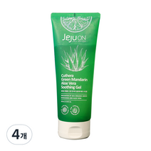 제주온 큐테라 풋귤 알로에베라 수딩젤, 200ml, 4개