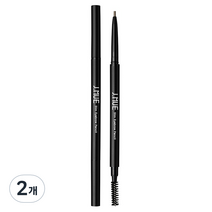 제이뮤 슬림 아이브로우 펜슬, 4호 그레이브라운, 2개