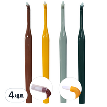 구구케어 어금니 칫솔 부드러운모 4종 세트, 4개, 4세트
