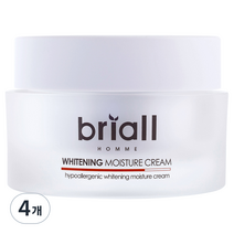 브리올옴므 화이트닝 수분크림, 50ml, 4개