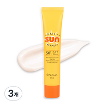 나틴다 데일리 퍼펙트 선크림 SPF50+ PA+++, 50g, 3개
