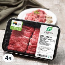 미트엔조이 호주산 소고기 척롤 불고기용 (냉장), 400g, 4개