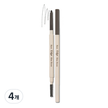 에뛰드 베어 엣지 슬림 브로우 0.1g, 03 그레이브라운, 4개