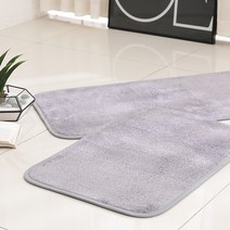 스칸디앤홈 밀키 발매트 2p, 그레이