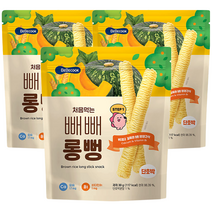 베베쿡 처음먹는 빼빼롱뻥 30g, 3개, 단호박