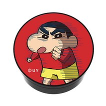 벨르아망 짱구는못말려 앵그리패밀리 디자인 차량용방향제, 1개, 바디 앵그리짱구 에어도넛 블랙체리