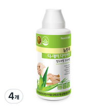 뉴트리디데이 다이어트 알로에겔 오리지날, 1000ml, 4개